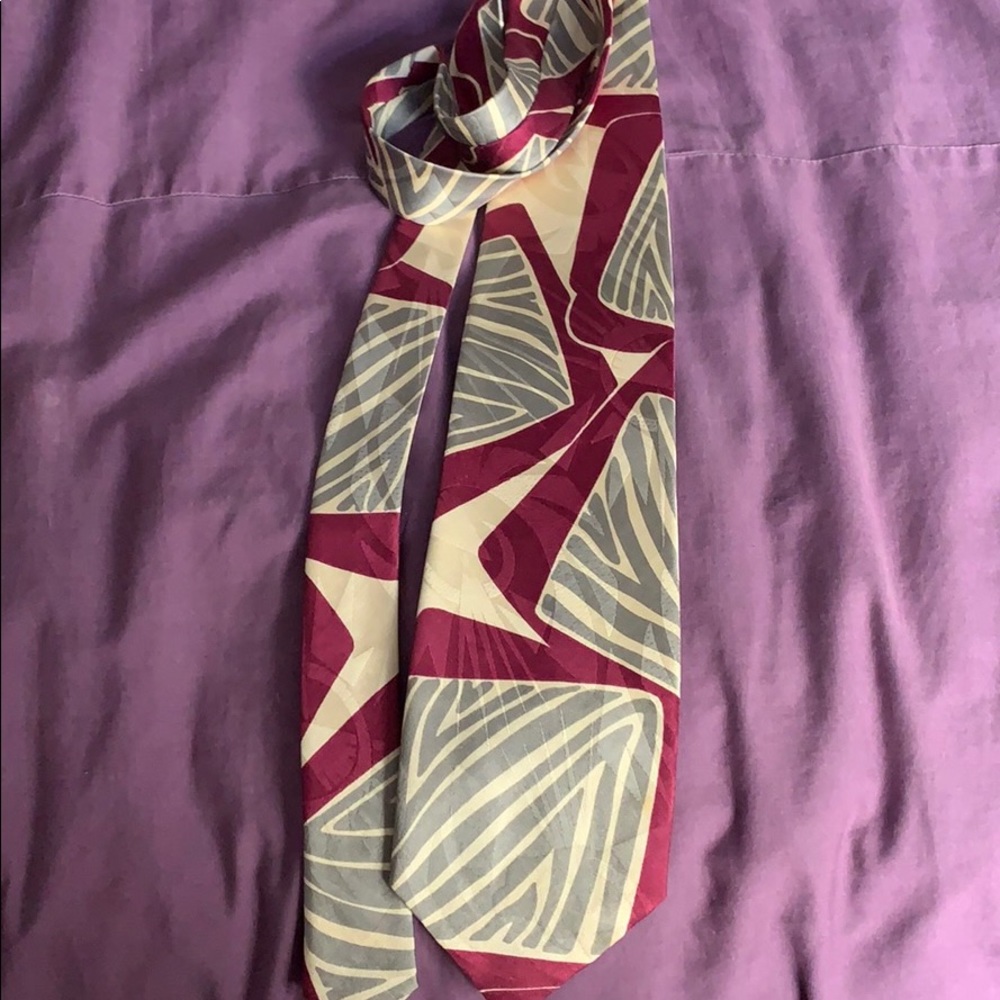 Vintage Modules silk tie made in Japan